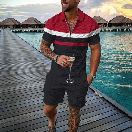 Pinnacle Polo Shirt And Shorts Co-Ord