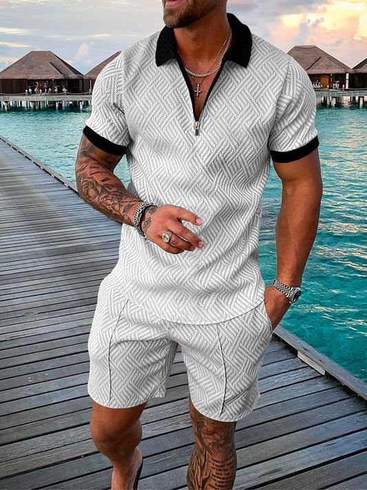 Roma Polo Shirt And Shorts Co-Ord